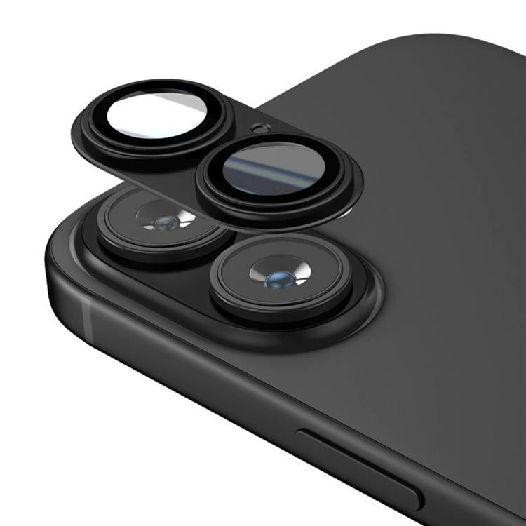 For iPhone 16 Plus Kalebol Precise Alignment Stepped Eagle Eye Metal Lens Film
