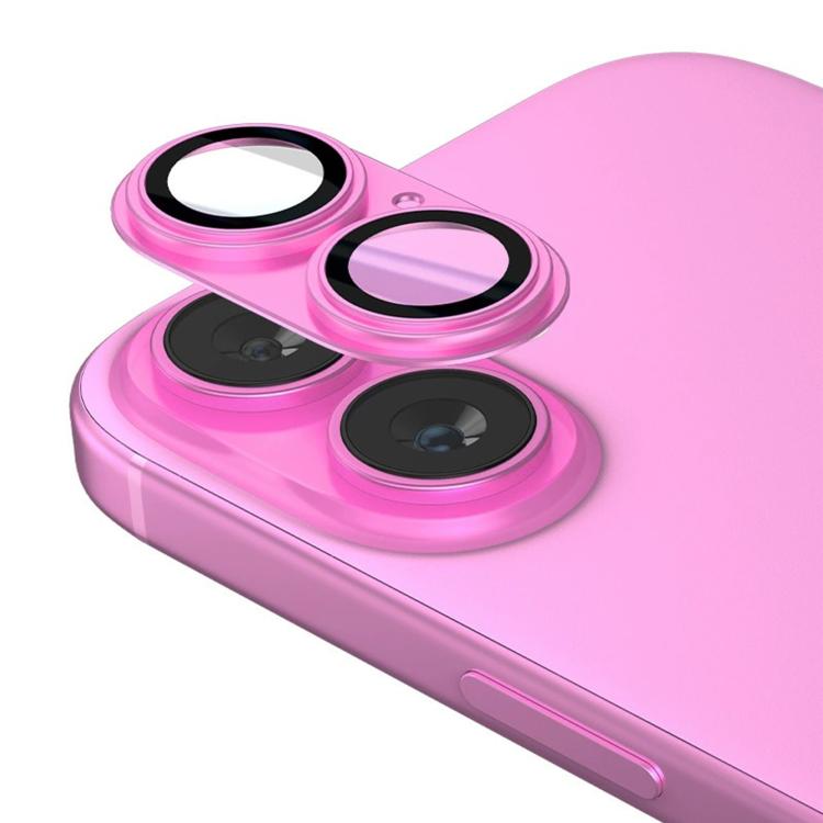 For iPhone 16 Plus Kalebol Precise Alignment Stepped Eagle Eye Metal Lens Film