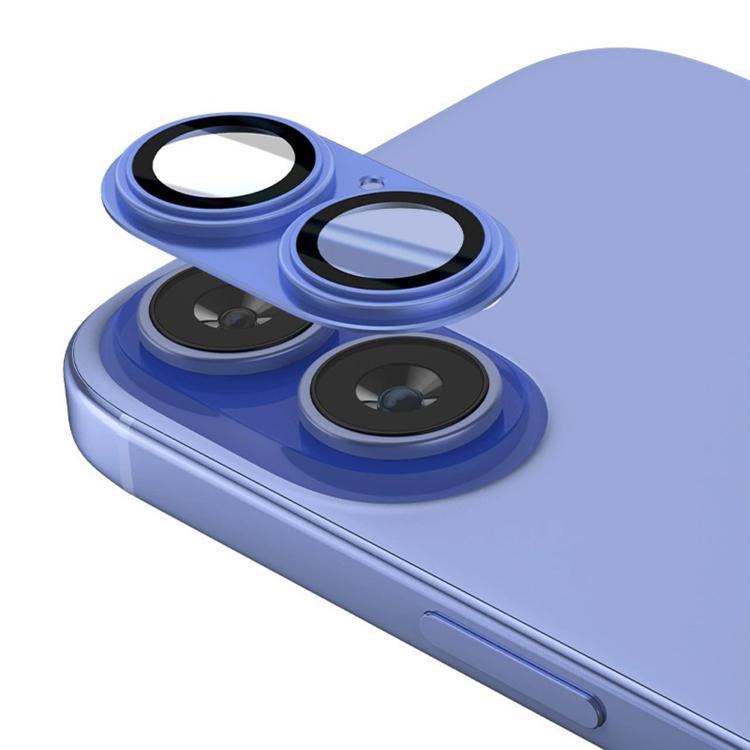 For iPhone 16 Plus Kalebol Precise Alignment Stepped Eagle Eye Metal Lens Film