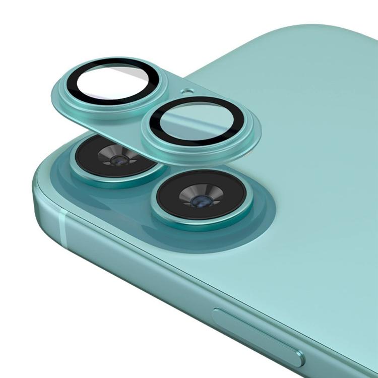 For iPhone 16 Plus Kalebol Precise Alignment Stepped Eagle Eye Metal Lens Film