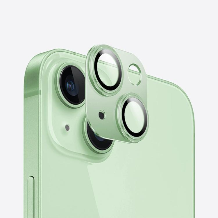 For iPhone 15 Plus Kalebol Precise Alignment Stepped Eagle Eye Metal Lens Film