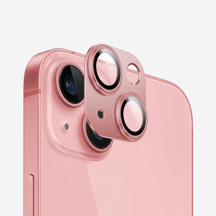 For iPhone 15 Kalebol Precise Alignment Stepped Eagle Eye Metal Lens Film