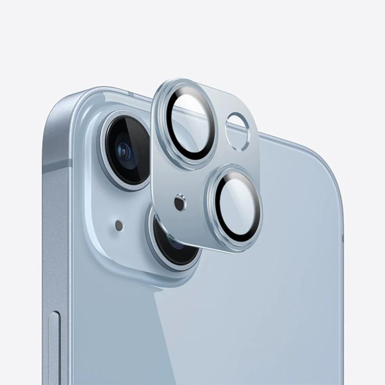 For iPhone 15 Kalebol Precise Alignment Stepped Eagle Eye Metal Lens Film