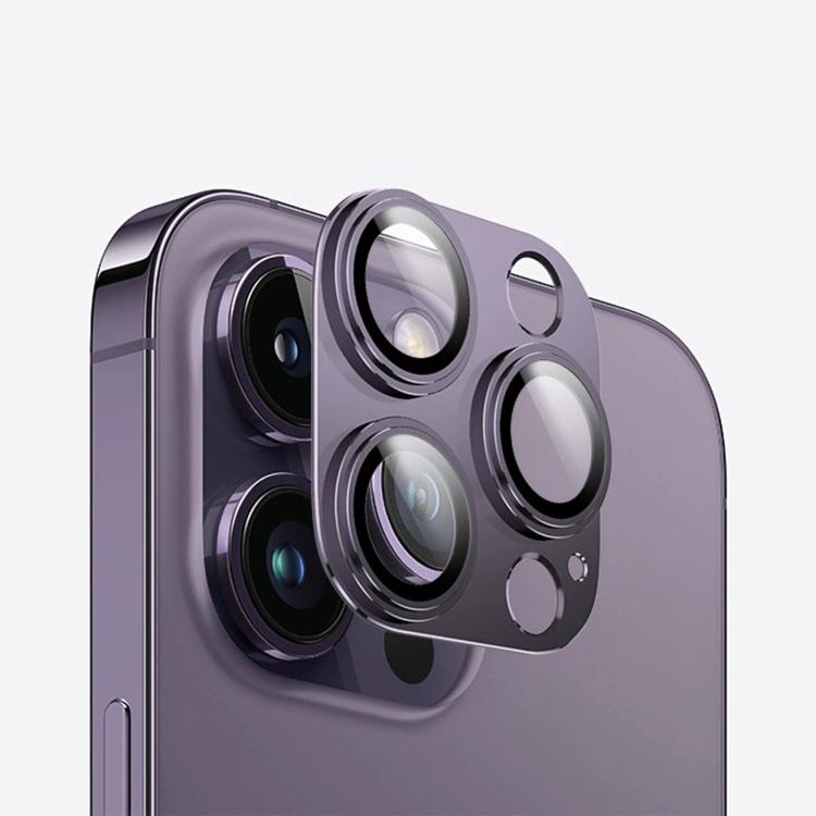 For iPhone 14 Pro Kalebol Precise Alignment Stepped Eagle Eye Metal Lens Film