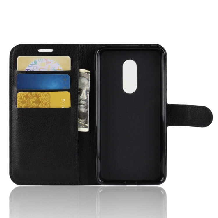 Litchi Texture Horizontal Flip Leather Case for Vodafone Smart N9 / VFD 720 , with Wallet & Holder & Card Slots