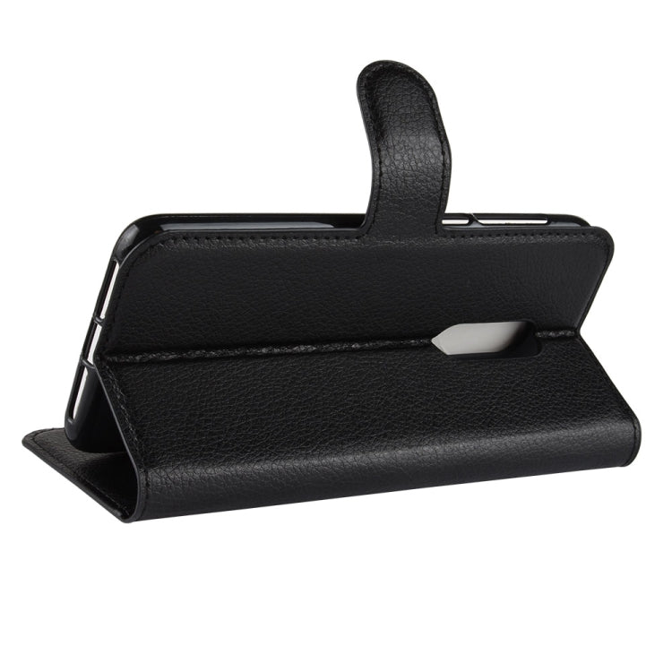 Litchi Texture Horizontal Flip Leather Case for Vodafone Smart N9 / VFD 720 , with Wallet & Holder & Card Slots