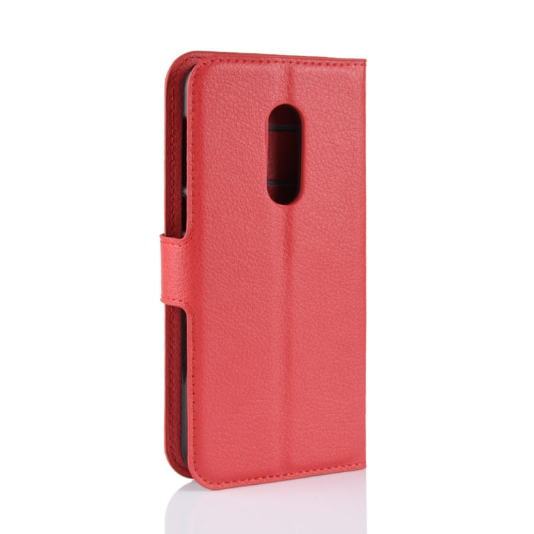 Litchi Texture Horizontal Flip Leather Case for Vodafone Smart N9 / VFD 720 , with Wallet & Holder & Card Slots