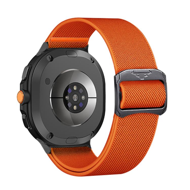 For Samsung Galaxy Watch8 / Watch8 Classic Bull Bead Buckle Elastic Nylon Watch Band