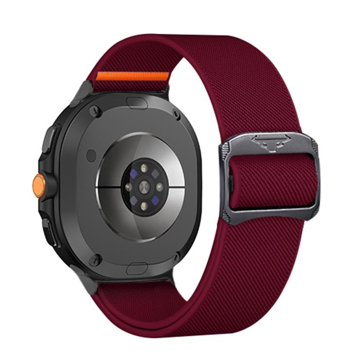 For Samsung Galaxy Watch8 / Watch8 Classic Bull Bead Buckle Elastic Nylon Watch Band