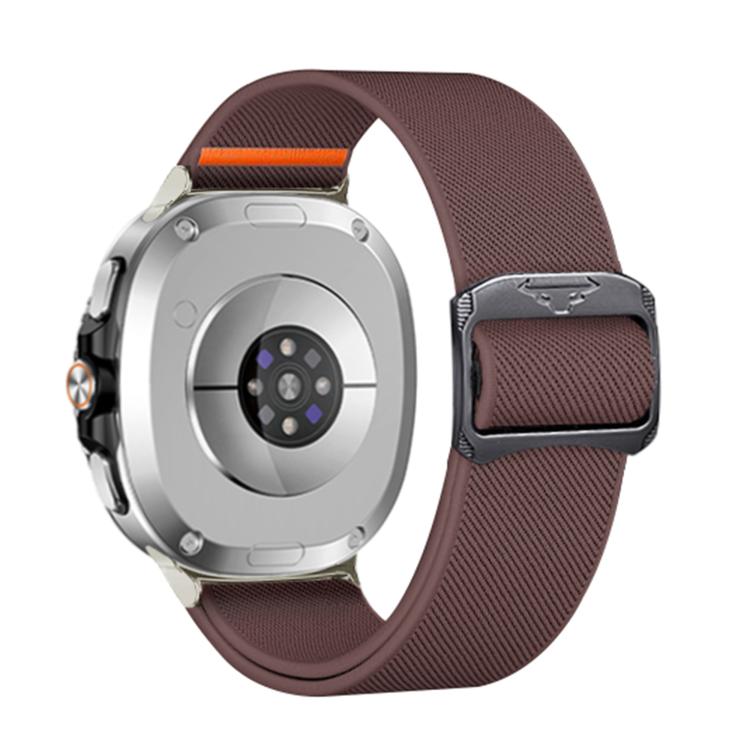 For Samsung Galaxy Watch8 / Watch8 Classic Bull Bead Buckle Elastic Nylon Watch Band