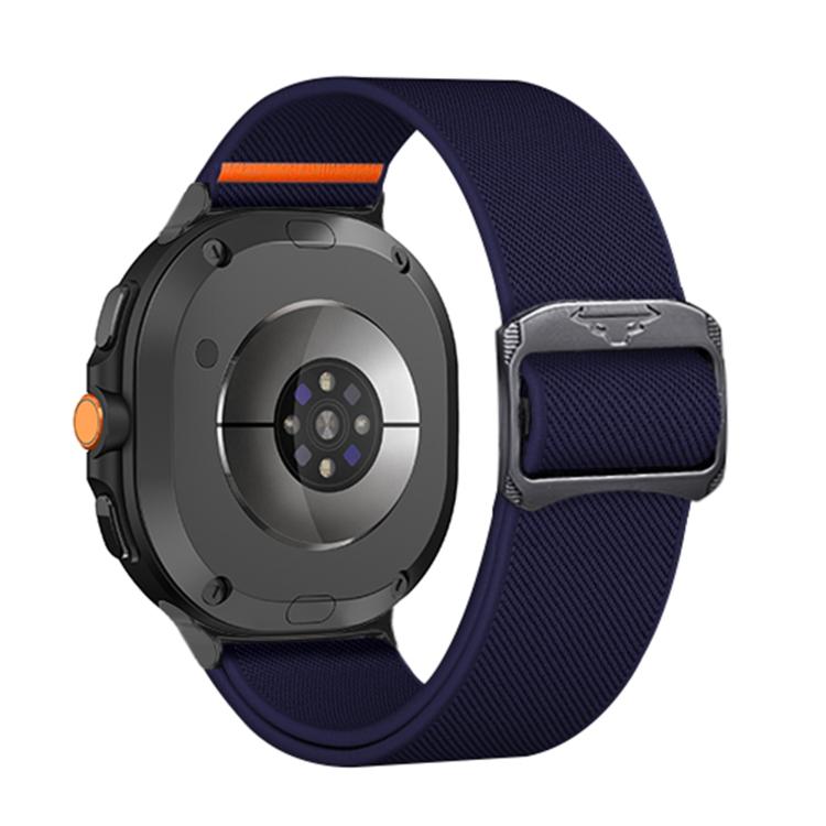 For Samsung Galaxy Watch8 / Watch8 Classic Bull Bead Buckle Elastic Nylon Watch Band