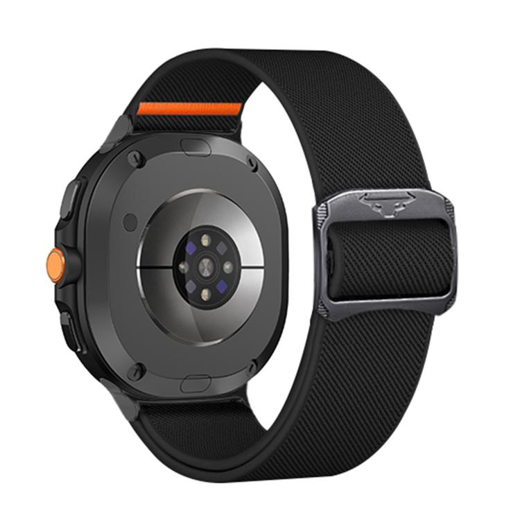 For Samsung Galaxy Watch8 / Watch8 Classic Bull Bead Buckle Elastic Nylon Watch Band