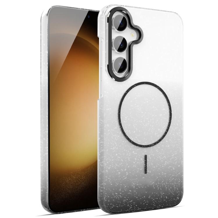 For Samsung Galaxy S23 FE 5G Gold Diamond Glitter Gradient MagSafe Shockproof Phone Case