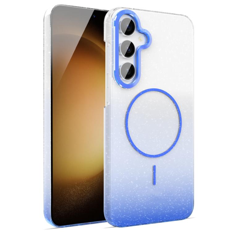 For Samsung Galaxy S23 FE 5G Gold Diamond Glitter Gradient MagSafe Shockproof Phone Case