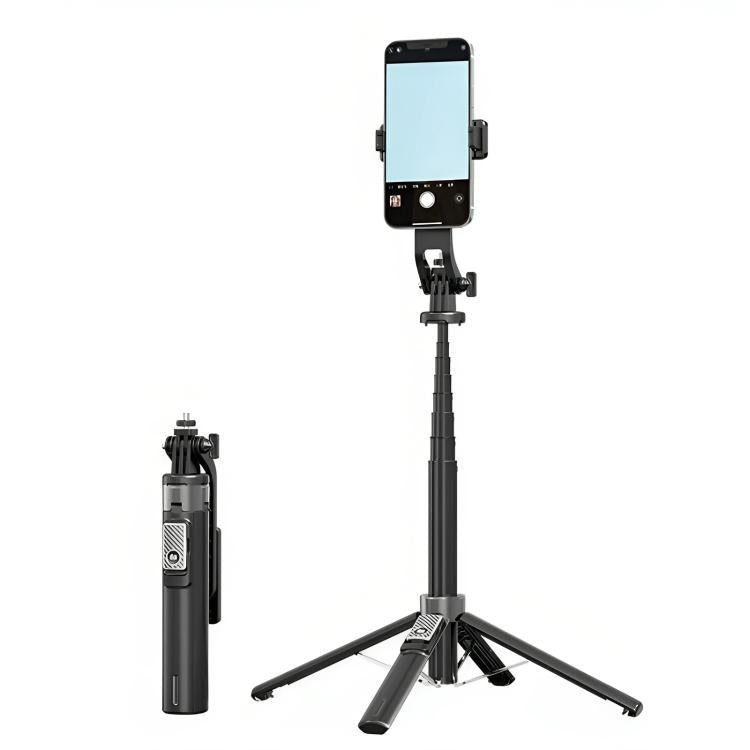 P135 Portable Extendable Selfie Stick Phone Holder Tripod with Remote Control