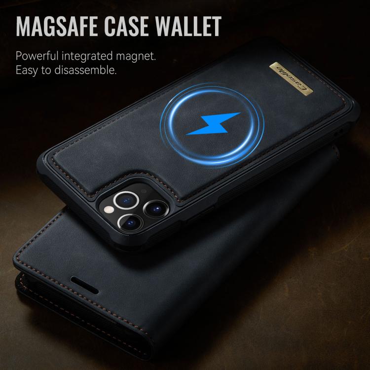 For iPhone 11 Pro CaseMe C49 MagSafe RFID Blocking Detachable Wallet Leather Phone Case