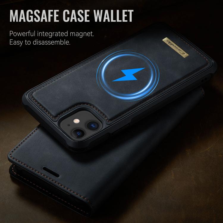 For iPhone 11 CaseMe C49 MagSafe RFID Blocking Detachable Wallet Leather Phone Case
