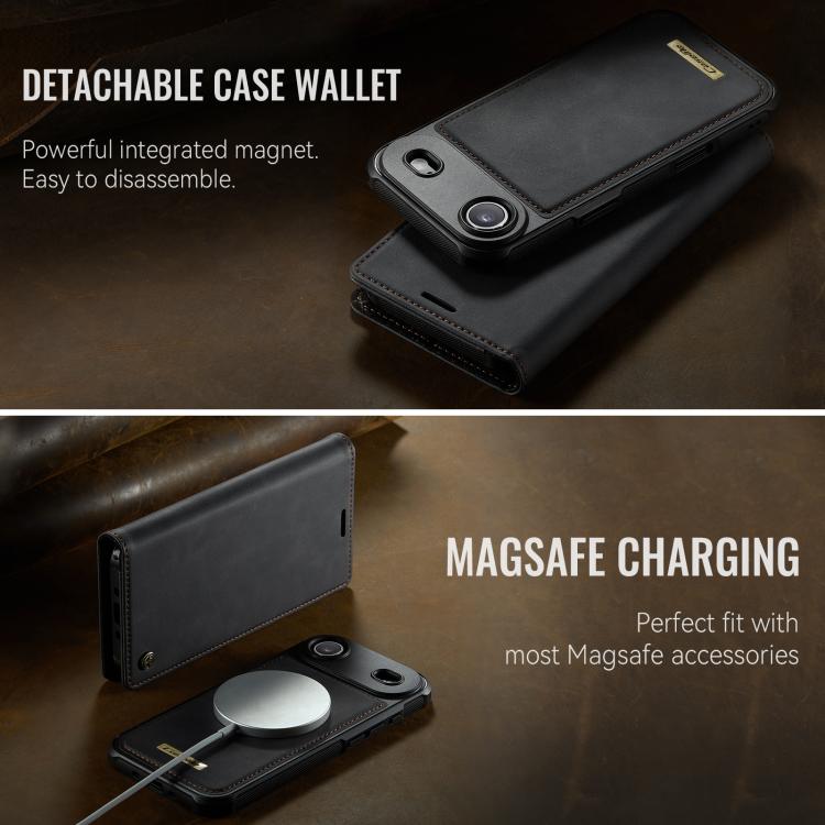 For iPhone Air CaseMe C49 MagSafe RFID Blocking Detachable Wallet Leather Phone Case