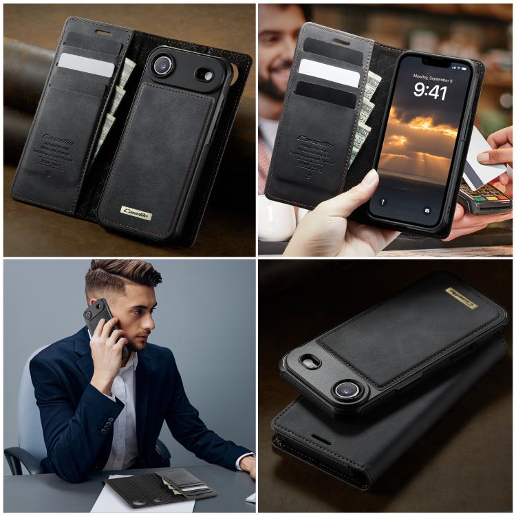 For iPhone Air CaseMe C49 MagSafe RFID Blocking Detachable Wallet Leather Phone Case