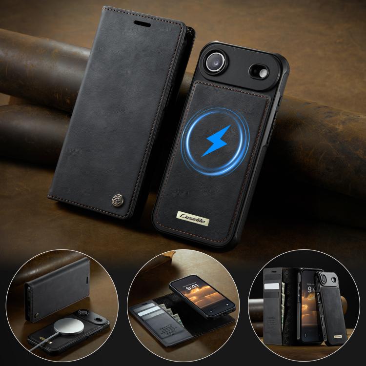 For iPhone Air CaseMe C49 MagSafe RFID Blocking Detachable Wallet Leather Phone Case