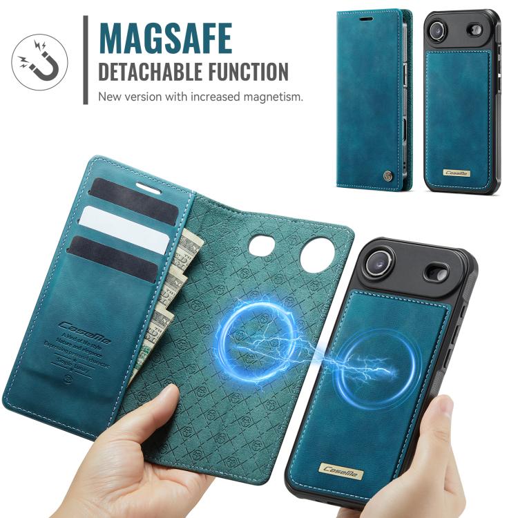 For iPhone Air CaseMe C49 MagSafe RFID Blocking Detachable Wallet Leather Phone Case