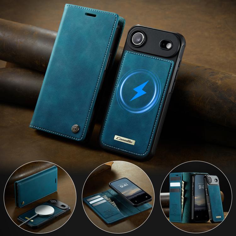 For iPhone Air CaseMe C49 MagSafe RFID Blocking Detachable Wallet Leather Phone Case