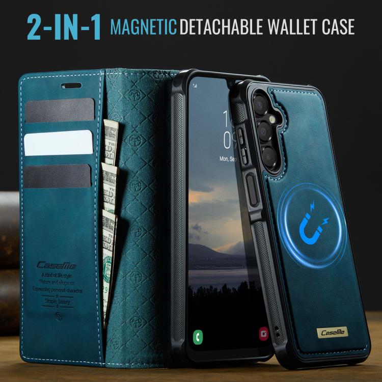 For Samsung Galaxy A16 5G CaseMe C49 Magnetic RFID Blocking Detachable Wallet Leather Phone Case