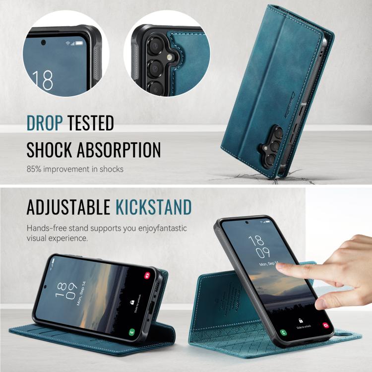 For Samsung Galaxy A54 5G CaseMe C49 Magnetic RFID Blocking Detachable Wallet Leather Phone Case