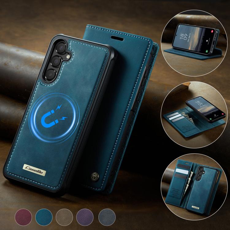 For Samsung Galaxy A54 5G CaseMe C49 Magnetic RFID Blocking Detachable Wallet Leather Phone Case