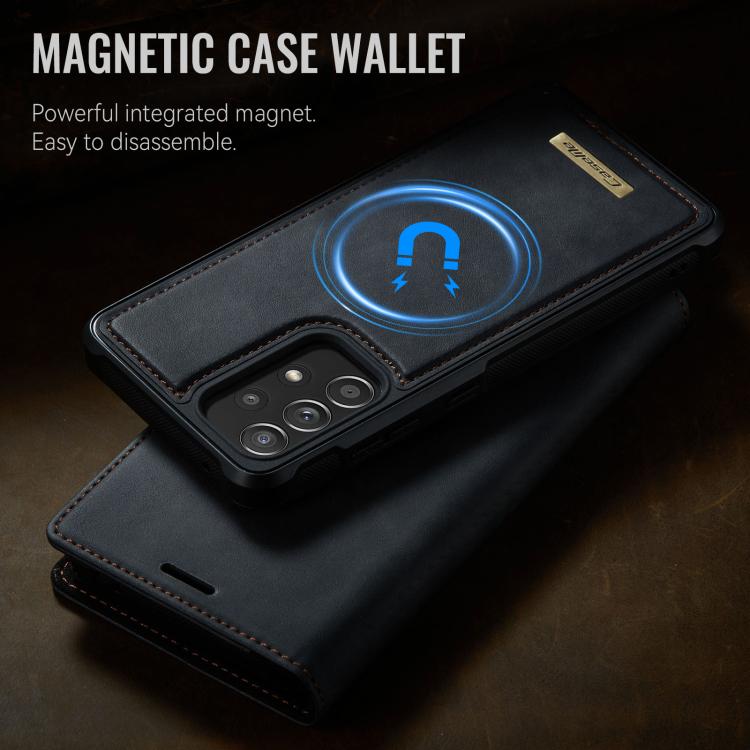 For Samsung Galaxy A53 5G CaseMe C49 Magnetic RFID Blocking Detachable Wallet Leather Phone Case