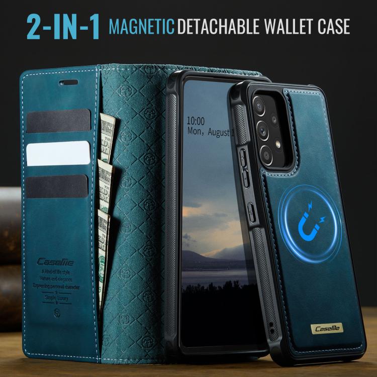 For Samsung Galaxy A53 5G CaseMe C49 Magnetic RFID Blocking Detachable Wallet Leather Phone Case