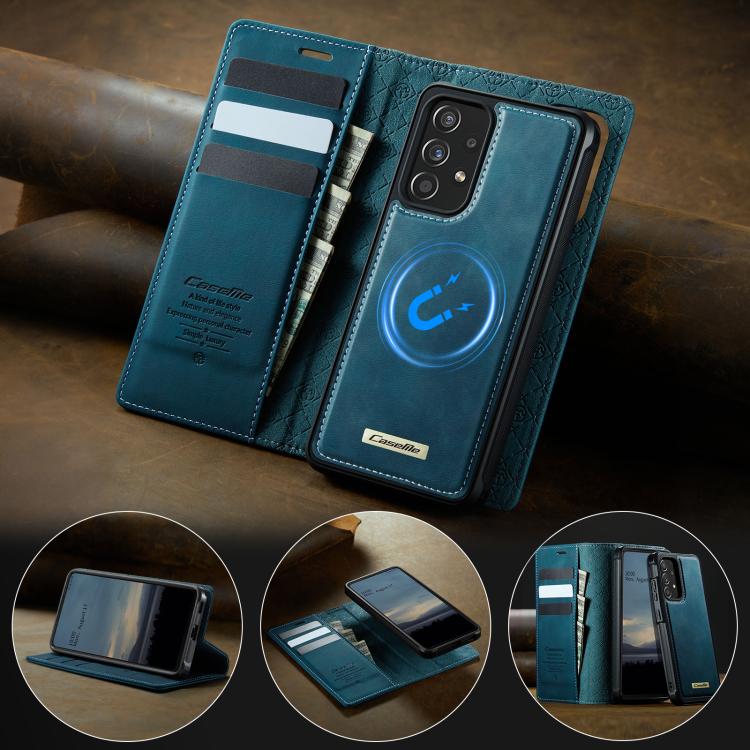 For Samsung Galaxy A53 5G CaseMe C49 Magnetic RFID Blocking Detachable Wallet Leather Phone Case
