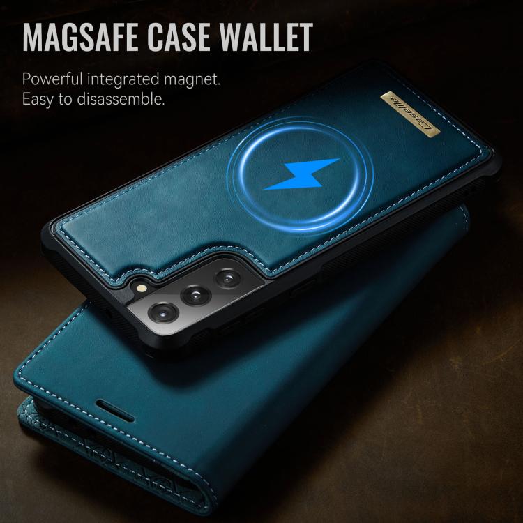 For Samsung Galaxy S21 FE 5G CaseMe C49 Magnetic RFID Blocking Detachable Wallet Leather Phone Case