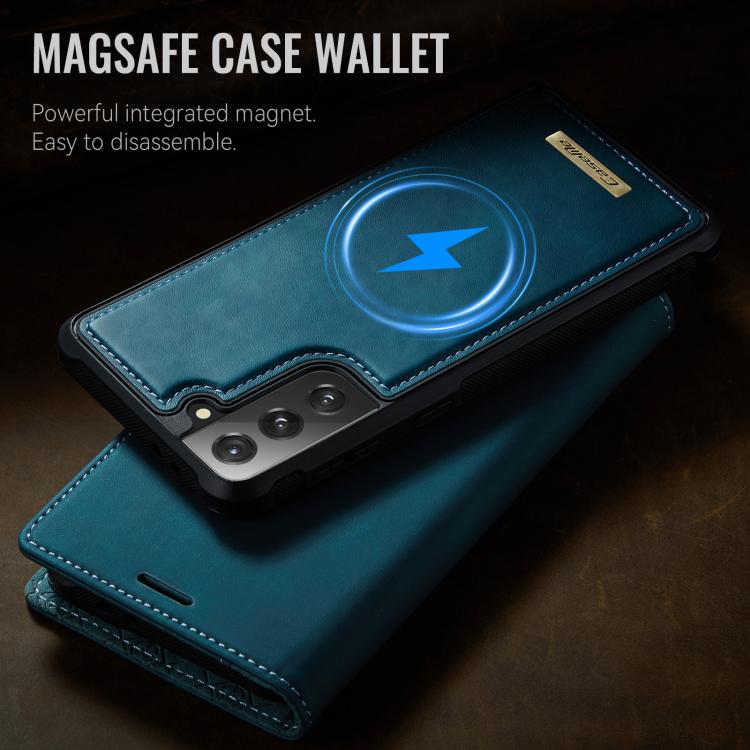 For Samsung Galaxy S21+ 5G CaseMe C49 Magnetic RFID Blocking Detachable Wallet Leather Phone Case