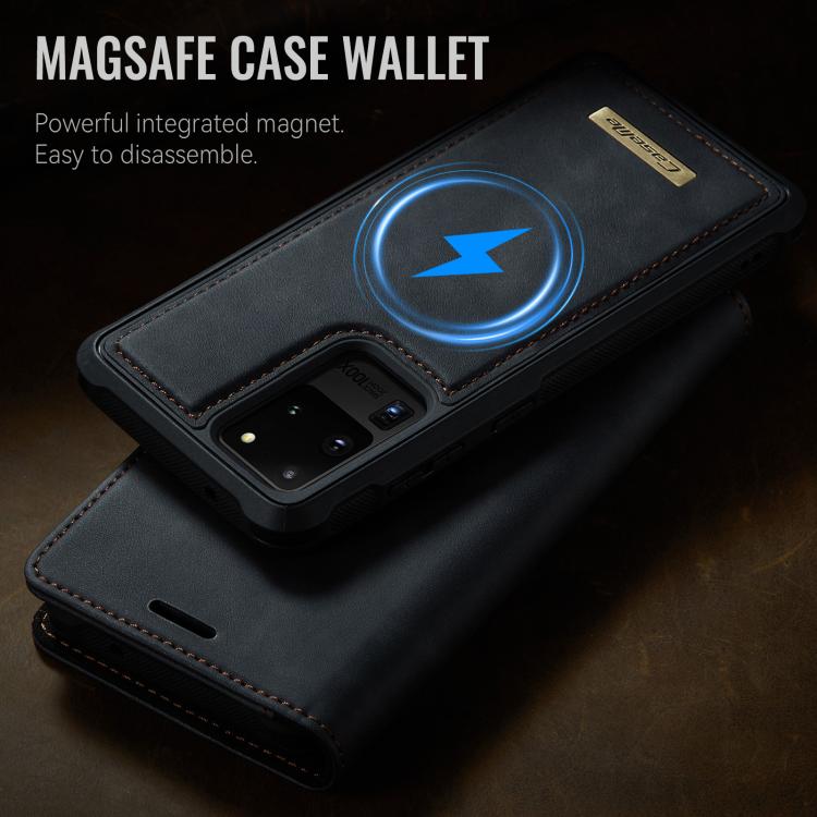 For Samsung Galaxy S20 Ultra CaseMe C49 Magnetic RFID Blocking Detachable Wallet Leather Phone Case