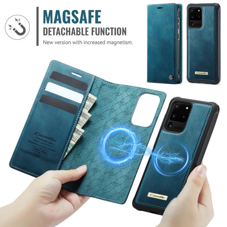 For Samsung Galaxy S20 Ultra CaseMe C49 Magnetic RFID Blocking Detachable Wallet Leather Phone Case