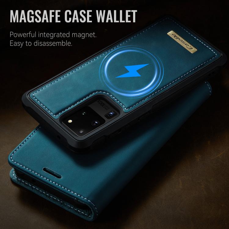 For Samsung Galaxy S20 Ultra CaseMe C49 Magnetic RFID Blocking Detachable Wallet Leather Phone Case