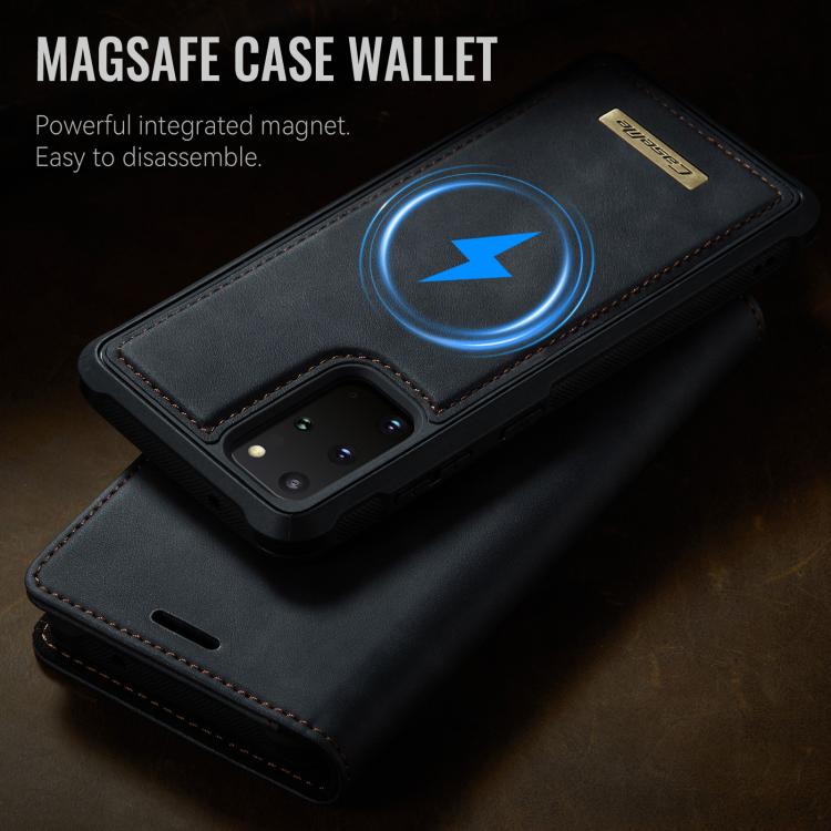 For Samsung Galaxy S20+ CaseMe C49 Magnetic RFID Blocking Detachable Wallet Leather Phone Case