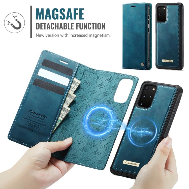 For Samsung Galaxy S20+ CaseMe C49 Magnetic RFID Blocking Detachable Wallet Leather Phone Case