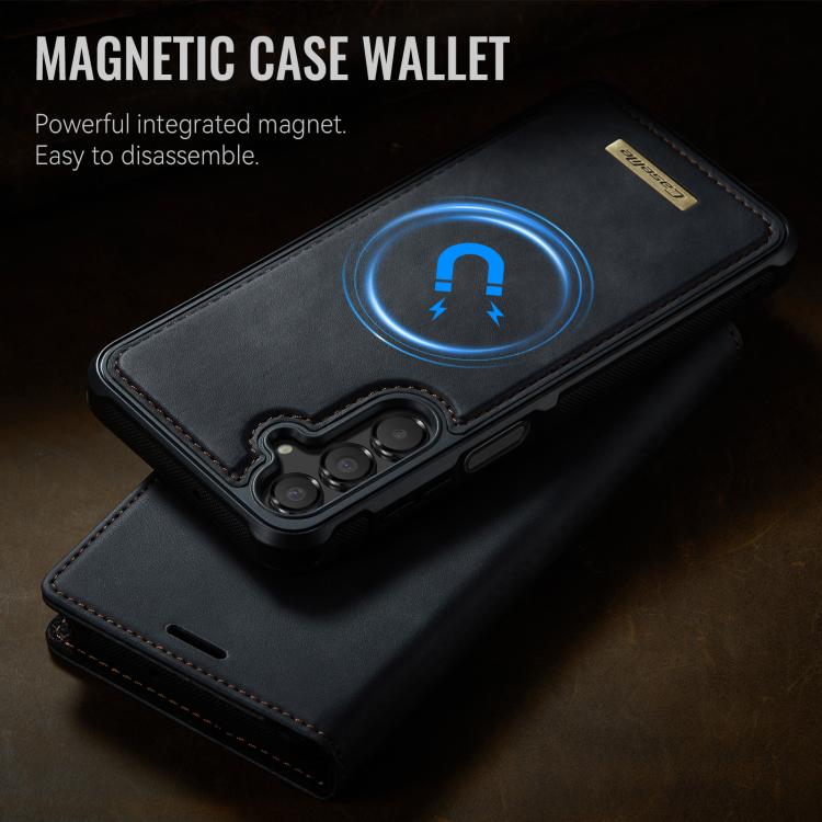 For Samsung Galaxy A14 5G / M44 CaseMe C49 Magnetic RFID Blocking Detachable Wallet Leather Phone Case