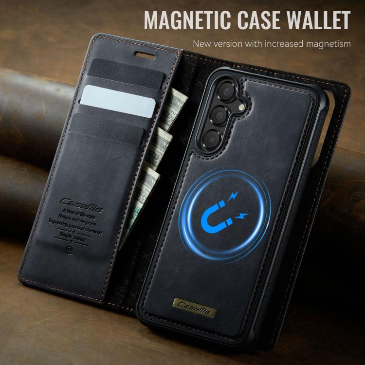 For Samsung Galaxy A55 / A35 5G CaseMe C49 Magnetic RFID Blocking Detachable Wallet Leather Phone Case