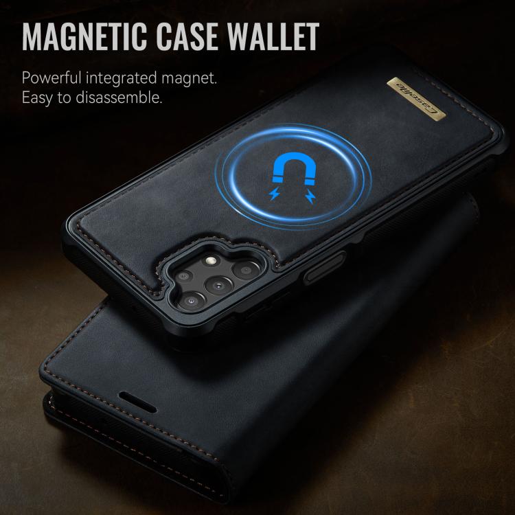 For Samsung Galaxy A13 / A04s CaseMe C49 Magnetic RFID Blocking Detachable Wallet Leather Phone Case