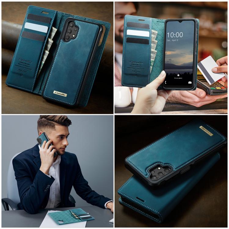 For Samsung Galaxy A13 / A04s CaseMe C49 Magnetic RFID Blocking Detachable Wallet Leather Phone Case