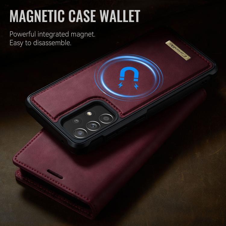 For Samsung Galaxy A52 / A52s CaseMe C49 Magnetic RFID Blocking Detachable Wallet Leather Phone Case
