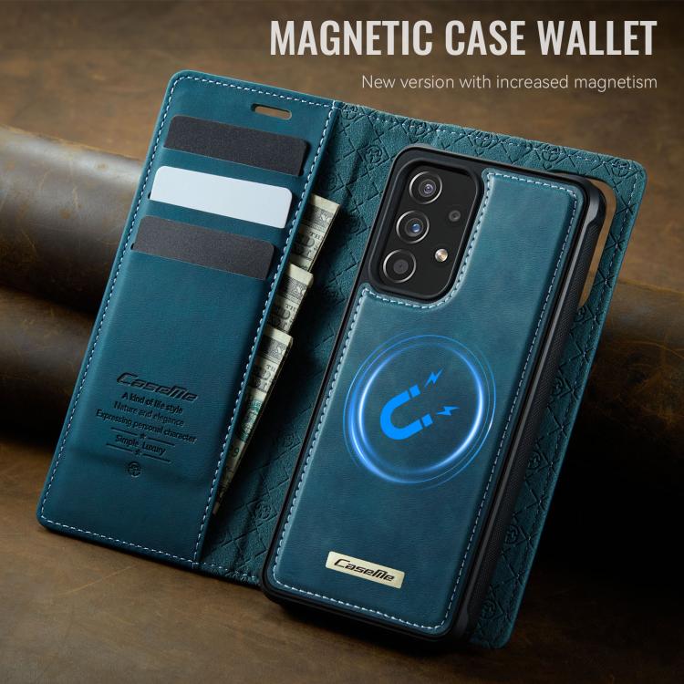 For Samsung Galaxy A52 / A52s CaseMe C49 Magnetic RFID Blocking Detachable Wallet Leather Phone Case