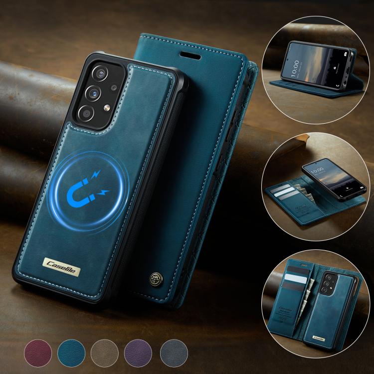 For Samsung Galaxy A52 / A52s CaseMe C49 Magnetic RFID Blocking Detachable Wallet Leather Phone Case