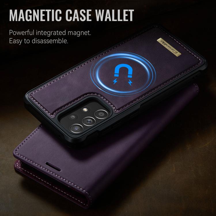 For Samsung Galaxy A52 / A52s CaseMe C49 Magnetic RFID Blocking Detachable Wallet Leather Phone Case