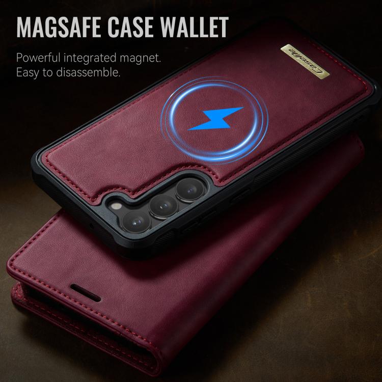For Samsung Galaxy S23+ 5G CaseMe C49 Magnetic RFID Blocking Detachable Wallet Leather Phone Case