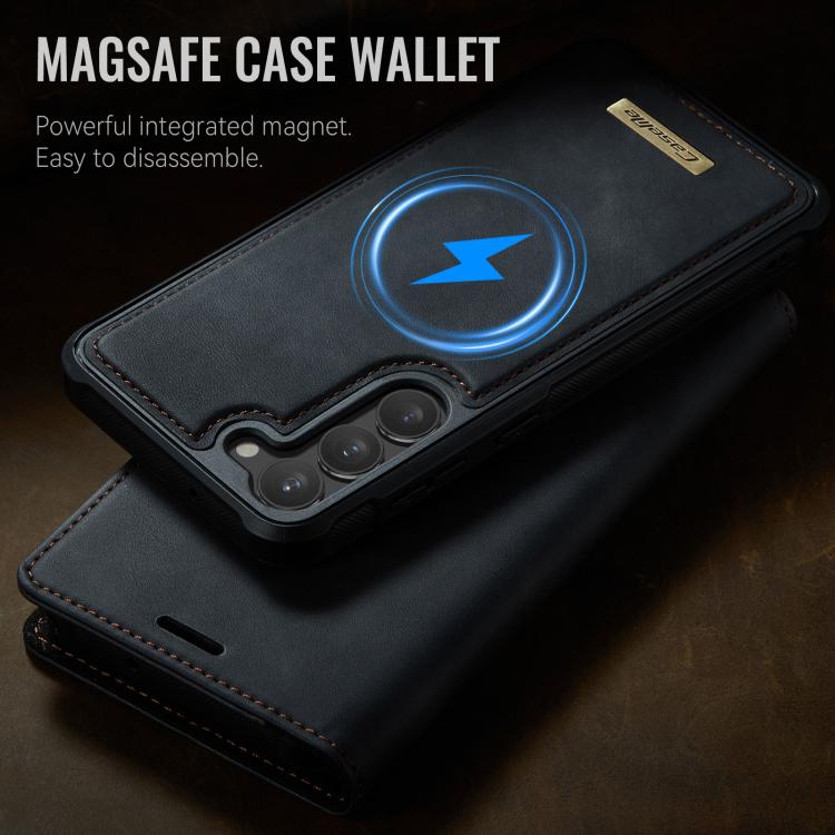 For Samsung Galaxy S23+ 5G CaseMe C49 Magnetic RFID Blocking Detachable Wallet Leather Phone Case
