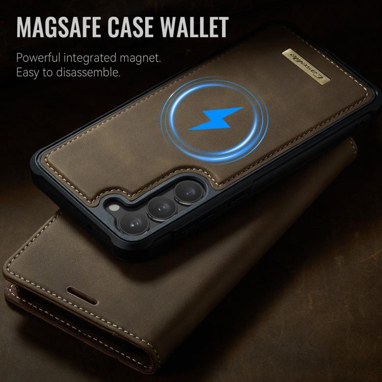 For Samsung Galaxy S23+ 5G CaseMe C49 Magnetic RFID Blocking Detachable Wallet Leather Phone Case